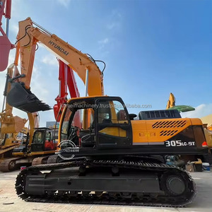 Hyundai vente corée du sud pièces d'excavatrice d'excavatrice à vendre bon marché excavatrice d'occasion hyundai 305lc-9t bas prix - Product Image 1