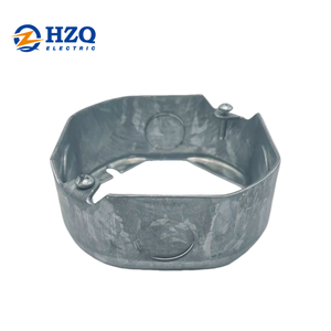 4 inç sekizgen uzatma halkası tavan çıkış kutusu 1-1/2 inç derin yuvarlak elektrik bağlantı kutusu genişletici derin - Product Image 4