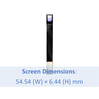 شاشة عرض OLED صغيرة ملونة بالكامل RGB بدقة 640x400 وسطوع 5000 شمعة/م2 بحجم 0.23 بوصة مع وحدة تحكم HD-MI لنظارات الواقع المعزز
