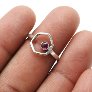 Anillos de rubí hechos a mano con piedra natal de Julio auténtica, anillos de plata de ley 925 de moda fina, joyería hecha a mano de lujo para ella a granel - Product Image 2