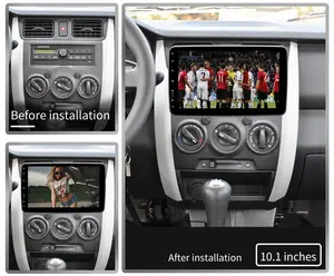 Обновленная Автомобильная магнитола 9 ''10,1'' с умным вращением вверх и вниз 1din, автомобильный монитор, универсальный автомобильный DVD-плеер на Android