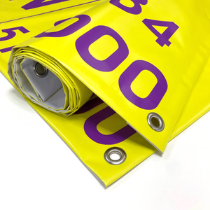 Bán buôn ngoài trời không thấm nước quảng cáo khuyến mại thể thao Hạnh Phúc sinh nhật sự kiện PVC Vinyl treo biểu ngữ dấu hiệu in ấn - Product Image 2