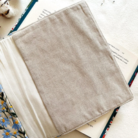 Sac à main de voyage en coton, manches rembourrées, protecteur de livre idéal en voyage, couverture de livre anti-poussière