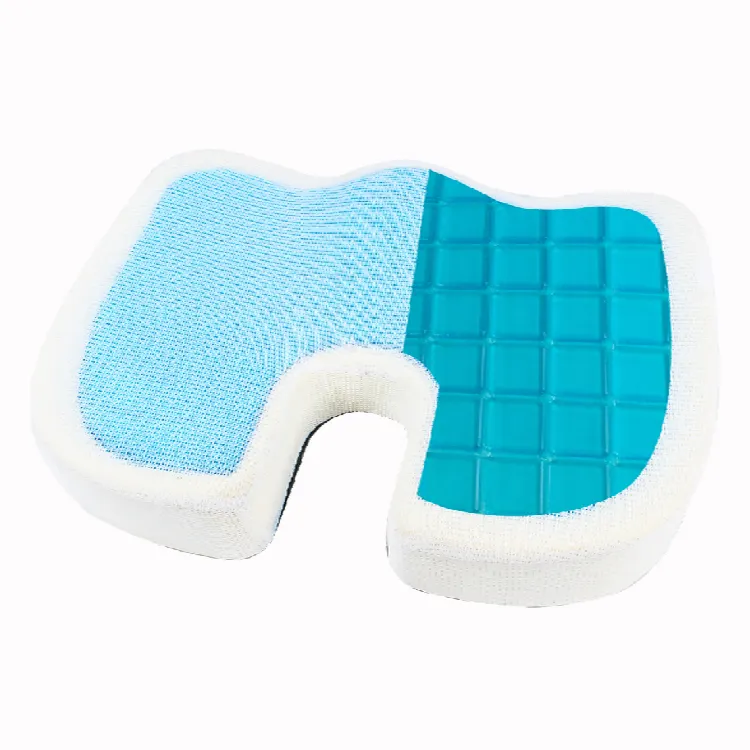 Massage pressure relief gel memory foam office chair wheelchair restaurant seat cushion