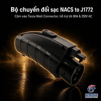 Nouvel adaptateur de charge domestique TUOCHI TC-C-005 NACS J1772 80A 250V AC, convertisseur rapide pour VE, IP65, prêt pour une utilisation extérieure, pour la charge quotidienne et de nuit