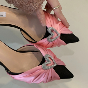 2024 Spring New Pointed High Heel Wedding Shoes Shoes Factory Hot Sale - Product Image 5