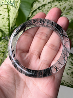 Bracelet unisexe en quartz rutile noir brésilien de qualité supérieure Bracelet en cristal de quartz rutile naturel