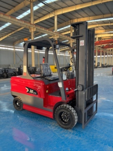 La Chine 4 roues batterie au lithium Forklif E 1ton 2 tonnes 3 tonnes chariots élévateurs électriques avec changement de vitesse latéral - Product Image 3