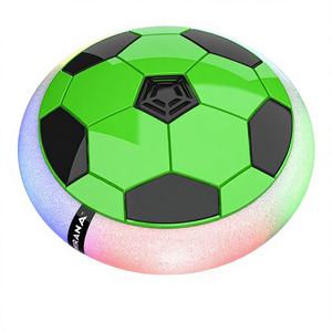 Ballon de football flottant à air comprimé le plus vendu avec lumières LED et pare-chocs en mousse souple pour jeux d'intérieur pour enfants, disponible à bon prix - Product Image 1