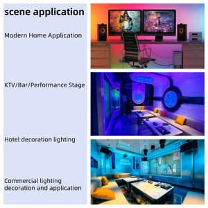 5V 12V 24V COB <span class=keywords><strong>LED</strong></span> dải ánh sáng được sử dụng cho thương mại nhiều màu <span class=keywords><strong>RGB</strong></span> COB <span class=keywords><strong>LED</strong></span> Strip ánh sáng cho TV phòng ngủ Đảng DIY trang trí - Product Image 6