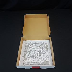 Sp3138 E sáo Pizza hộp-thân thiện với môi <span class=keywords><strong>c</strong></span>á<span class=keywords><strong>c</strong></span> tông sóng, kích thướ<span class=keywords><strong>c</strong></span> tùy chỉnh cho chúng tôi pizzerias - Product Image 5