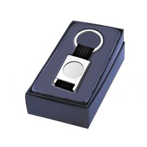 Llavero de Tela Satén Negra con Orificio de 25 mm, Logotipo Personalizable, Estilo Moderno y Bonito, Portamonedas de Acero Inoxidable y Hierro - Product Image 2