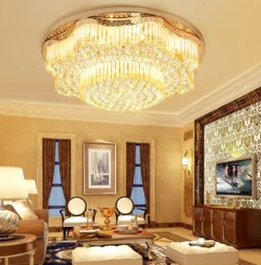 Lámpara colgante de araña redonda de lujo, bola de cristal de lujo, luz de techo led para el hogar - Product Image 1