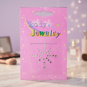 Autocollants décoratifs pour le visage et le corps en strass de haute qualité, effet diamant, motifs variés - Product Image 3