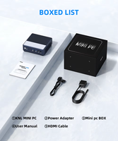 Mini PC Baru AMD Ryzen 5/7 3450U/3500U/3700U Quad Core DDR4 SSD Linux Untuk Penggunaan Rumah dan Pelajar