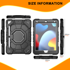 Capa para iPad 7ª, 8ª, 9ª e <span class=keywords><strong>10</strong></span>ª Geração, à Prova de Choque, com Suporte, Capas de Silicone para Tablets de <span class=keywords><strong>10</strong></span>,2 e <span class=keywords><strong>10</strong></span>,9 Polegadas - Product Image 2