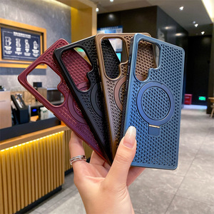 Venta al por mayor para Samsung <span class=keywords><strong>Galaxy</strong></span> S25 S24 Ultra disipación de calor soporte magnético Samsuns S23 cubierta de teléfono de refrigeración ultra magnética - Product Image 5