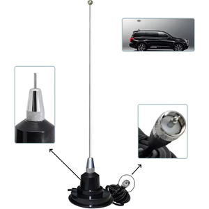 เสาอากาศวิทยุสมัครเล่น VHF รุ่น Long Whip 144-174MHz Hustler พร้อมฐานแม่เหล็ก - Product Image 2