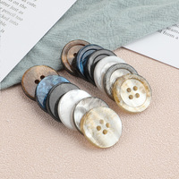 Boutons ronds en résine à 4 trous, boutons à dos plat pour chemises, blouses, vêtements, artisanat DIY, manteaux, pantalons, shorts