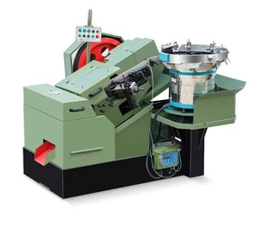 เครื่องเชื่อมตะปูแบบเป่าลม R5-50 ประสิทธิภาพสูง สำหรับงานขึ้นรูปเย็น กำลังไฟ 7.5 กิโลวัตต์ ควบคุมด้วย PLC สำหรับการรีดเกลียว - Product Image 6
