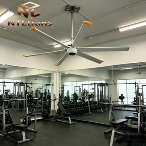 Ventiladores de Techo Industriales HVLS de Gran Tamaño, 220V/380V, Diámetro de Aspas de 22 pies, para Auditorios, Gimnasios y Granjas - Product Image 1