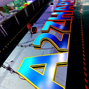 Letrero 3D <span class=keywords><strong>LED</strong></span> RGB Personalizable, Letrero Comercial Programable para Edificios y Tiendas, Fabricado por Custom <span class=keywords><strong>LED</strong></span> Light Letter Maker - Product Image 6