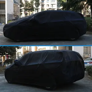 Weather Proof 190T Polyester Waterproof Outdoor Double Thick Car Surface Protection Cover