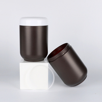 Bouteille en HDPE de 100 ml pour capsules de suppléments vitaminiques, pilules, huile de poisson, lait en poudre avec personnalisation de la couleur