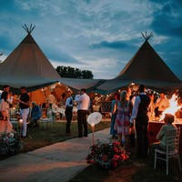 Tipi Glamping Safari Tente de luxe étanche pour réception