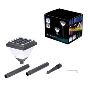 Foco LED Solar para Jardín, Resistente al Agua, de ABS Negro, para Paisajismo y Uso en Exteriores - Product Image 1