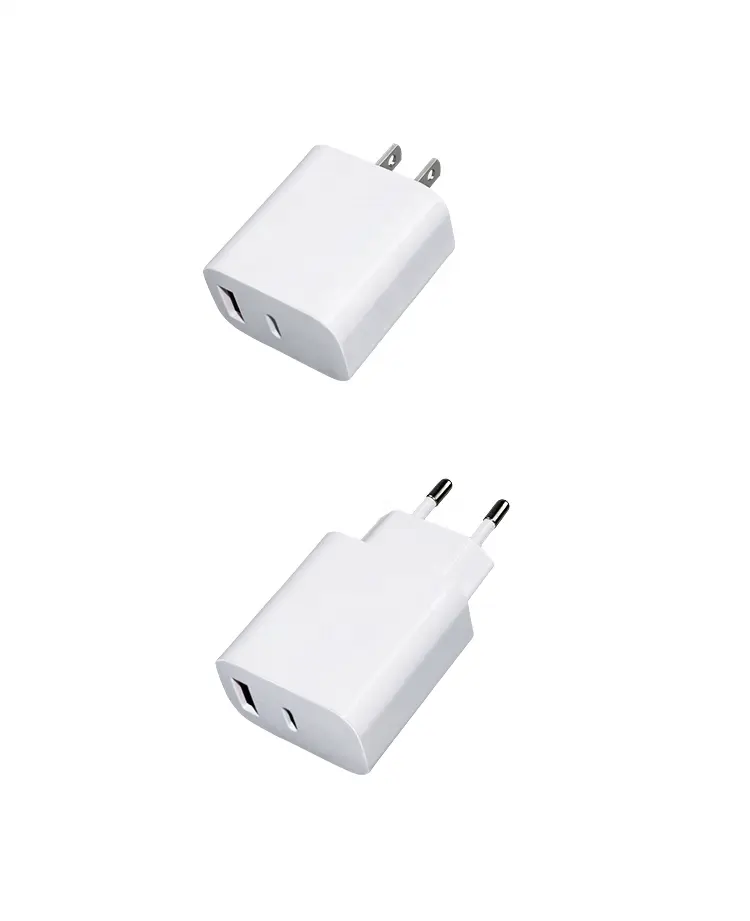 iPhone 13 14 15 Pro के लिए फ़ैक्टरी मिनी 20W चार्जर USB-C पावर एडाप्टर डुअल पोर्ट PD फास्ट टाइप C वॉल चार्जर