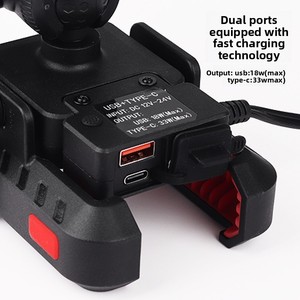 Support de téléphone <span class=keywords><strong>antivol</strong></span> à charge rapide et amortisseur de chocs pour moto/véhicule électrique avec fixation sur guidon – Nouveau support de navigation - Product Image 5
