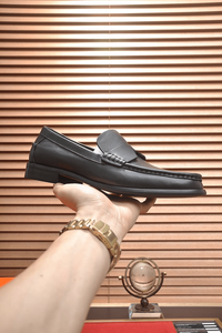 Mocasines de cuero negro para hombre, zapatos casuales de vestir para negocios y uso diario, hermessing - Product Image 3