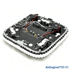 Point d'accès Wi-Fi 6 intérieur Air Engine 6760-X1 2,975 Gbit/s double radio 2xGE PoE+ AP sans fil d'entreprise à montage au plafond - Product Image 3