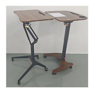 Bureau debout ergonomique pour ordinateur portable avec options de hauteur réglable, y compris la fonction d'assise électrique, fonctions de réglage manuel - Product Image 4