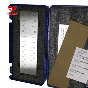 Compteur de finesse de grattoir en acier inoxydable à rainure unique BGD 241/4 0-150un grindomètre d'essai - Product Image 2