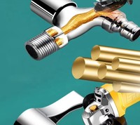 Robinet d'arrosage de jardin de haute qualité en alliage de zinc et laiton, à ouverture rapide, robinet de tuyau, robinet de machine à laver, anti-corrosion, léger