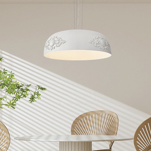 French-Style Carved Art Lighting Fixture Sophisticated Vintage-Style Chandelier for <b>Dining</b> Table Bar Designer Ceiling <b>Light</b> - Product Image 3