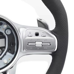 Volant de voiture en fibre de carbone LED personnalisé pour <span class=keywords><strong>Mercedes</strong></span> Benz <span class=keywords><strong>AMG</strong></span> W205 W204 G55 G500 W212 W213 W463 C63 S63 CLS63 E63 - Product Image 5