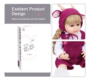 Poupées Reborn Completo de Silicona Boneca Personnalisation Boneca Grande Infantil <span class=keywords><strong>Bebe</strong></span> Reborn Completo de Silicon - Product Image 3