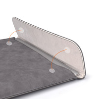 Ultra-delgada a prueba de golpes a prueba de logotipo personalizado PU bolsa de ordenador portátil impermeable Tablet bolso de la Computadora Portátil para Xiaomi Apple Macbook Ipad
