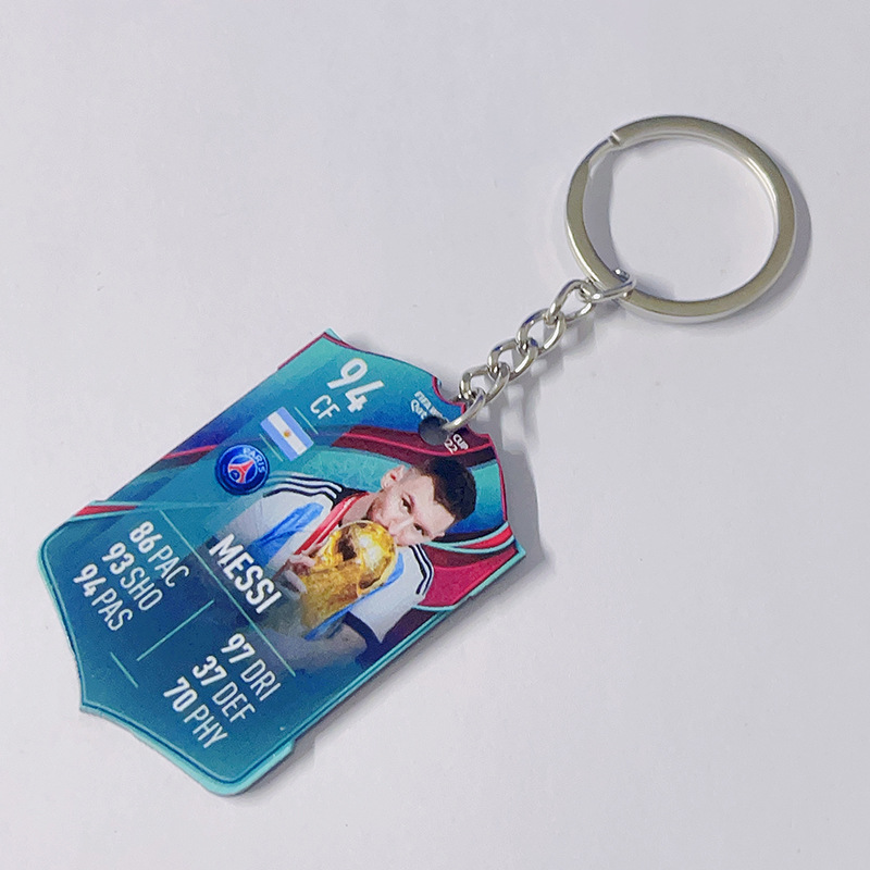 Football acrylic keychain (messi wins 94)