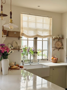 Persianas Romanas Blancas Suaves ZSTARR <span class=keywords><strong>para</strong></span> Sala de Estar y <span class=keywords><strong>Cocina</strong></span>, Filtrado de Luz, Privacidad, Tela de Lino Belga Texturizada, Cortinas Romanas <span class=keywords><strong>para</strong></span> Ventana - Product Image 1