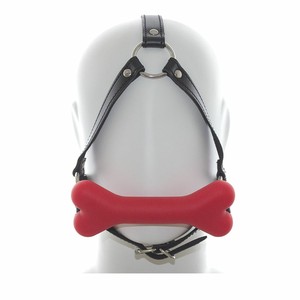 Caja Personalizada Gratis - Arnés de Cuero con Tapón Bucal de Silicona, Juguete Sexual de Bondage BDSM para Juegos de Rol de Cachorros - Product Image 2