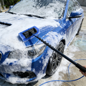 5 Side Soft Bristle Car Wash Brush Water Fed Solar Panel Cleaning Brush With 12FT Extension Aluminum Pole - Product Image 5