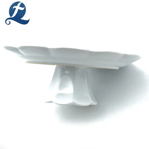 Plateau à gâteau rond en céramique écologique <span class=keywords><strong>de</strong></span> haute qualité et assiette <span class=keywords><strong>de</strong></span> fruits Restaurant Dessert dîner outils usine directe en gros - Product Image 2