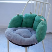 Coussin de siège rond pour enfant, chaise d'enfant, personnalisé, doux et confortable, en forme de patte de chat, canapé, oreillers en peluche, offre spéciale