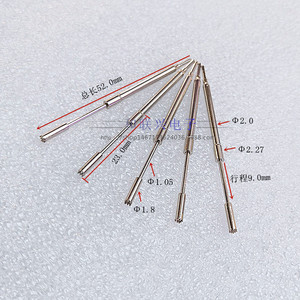 หัววัดทดสอบ PH-10H 23L หัวเข็มเหล็กแบบสปริงเก้าขา สำหรับการทดสอบเครื่องมือ - Product Image 3