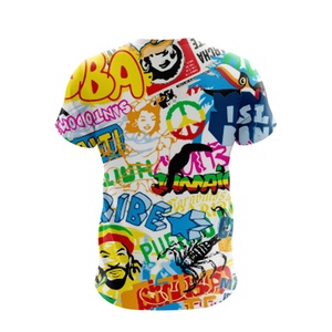 13 Years Sportswear Supplier Men Quick Dry Polyester Custom Dye Sublimation t Shirt Custom 3d Printing t Shirt - Product Image 2