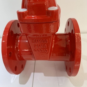 DN100 đàn hồi ngồi Van cổng với thân dài tăng gốc con dấu mềm - Product Image 6